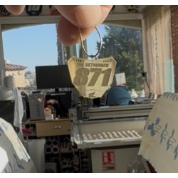 Médaille Numéro – Plaqué Or...