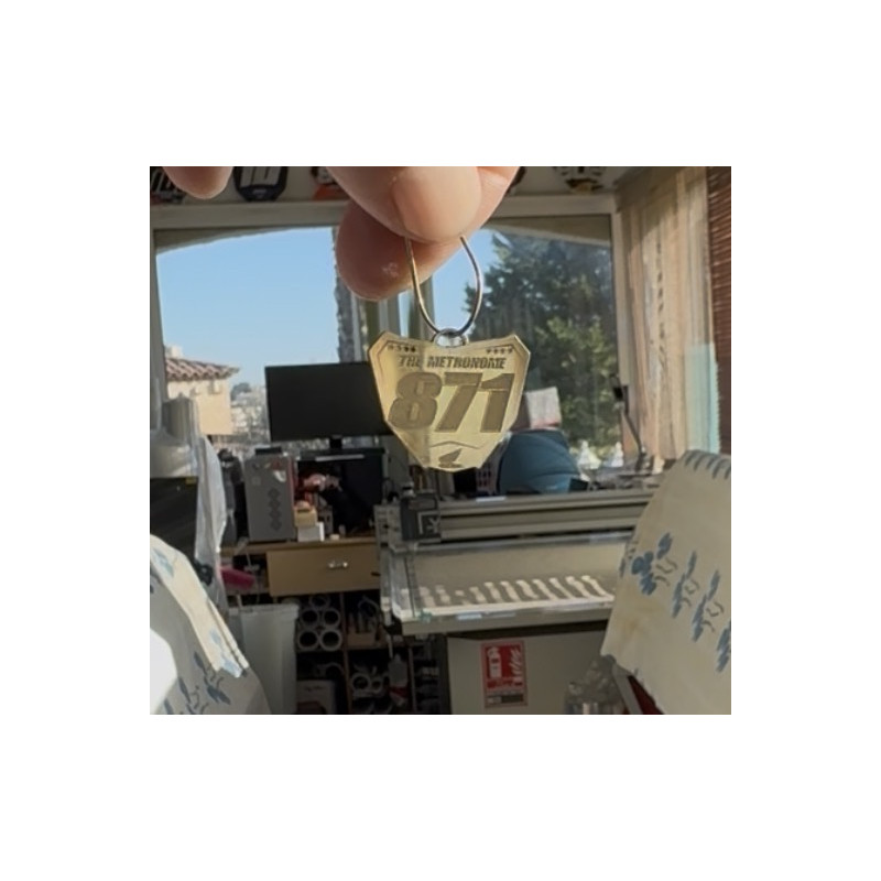 Médaille Numéro – Plaqué Or 24K  ou argent