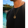 Médaille Numéro – Plaqué Or 24K  ou argent