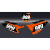 Kit déco plaques motocross KTM SX / SXF 125 250 450 (2025–2026) – Personnalisable